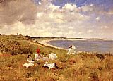 William Merritt Chase Idle Hours painting